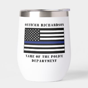 Police de la ligne bleue mince