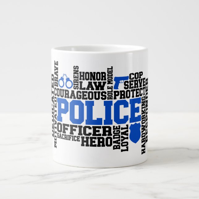 Police - Jumbo Mug (Devant)