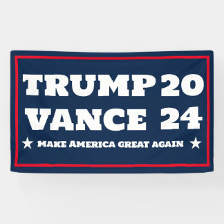 Police pour la bannière Trump Vance 2024