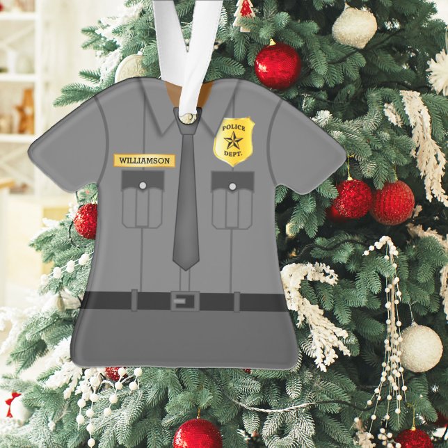 Policier en uniforme gris (Créateur téléchargé)