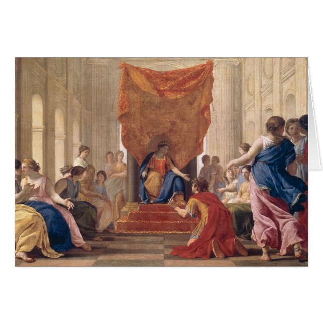 Poliphilus se mettant à genoux avant la Reine (Devant horizontal)