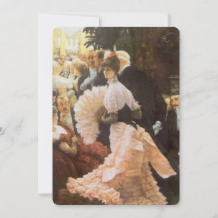 Politique, Dame by James Tissot, Victorien Vintage