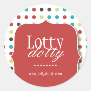 Polk décoratif et lunatique autocollants d'un