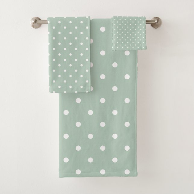Polka blanc vert (En situation)