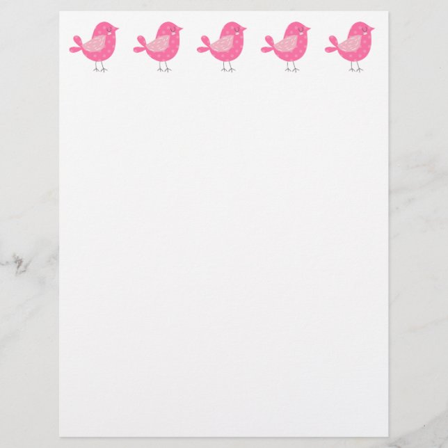 Polka Dot Birds and Flowers (Devant)