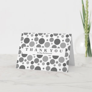 Polka Dot Budge Pour Être Mon Merci De Femme D'Éta