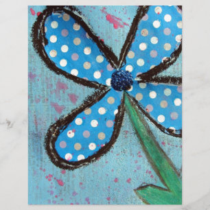 Polka Dot Fleur Média Mixte