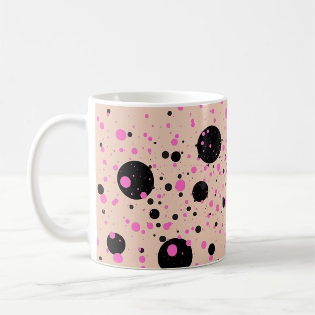 Polka Dot Mug - Stylo Coffee Cup (Gauche)