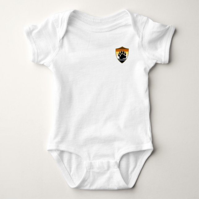 Polo Bouclier de fierté d'ours Patte d'ours - Chemise (Devant)
