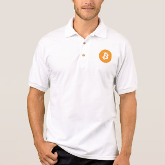 Polo de Bitcoin ; Adidas des hommes jouent au golf