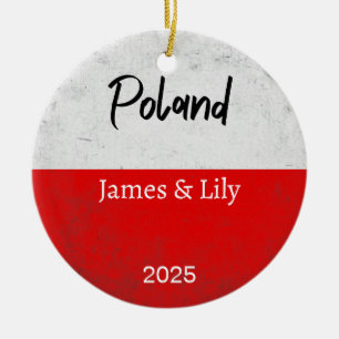 Pologne - Ornement du drapeau, Pologne personnalis