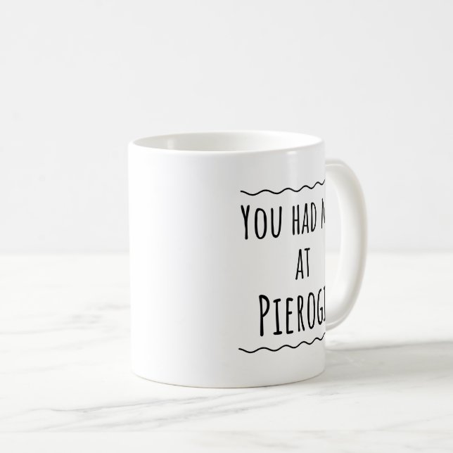 Pologne Polonais Funny Pierogi Idée cadeau Mug (Devant droit)