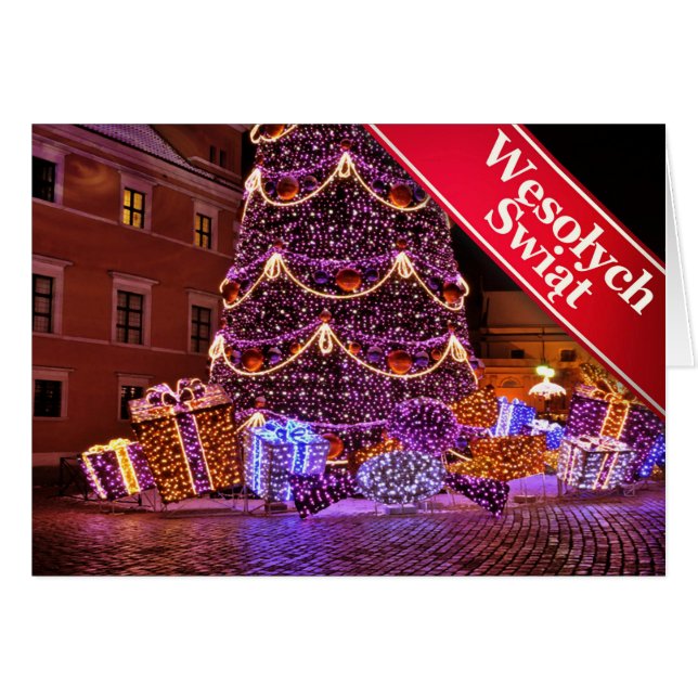 Polonais/Polski - Joyeux Noël/Wesołych Świąt (Devant horizontal)