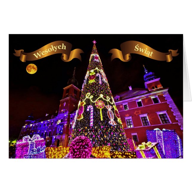 Polonais/Polski - Joyeux Noël/Wesołych Świąt (Devant horizontal)