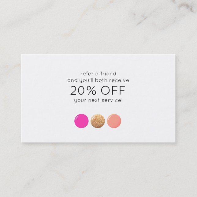 Polonais Salon de ongle Manicuriste Référence clie (Devant)