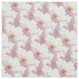 Poly de coton en tissu de fleurs Cerisier en fleur