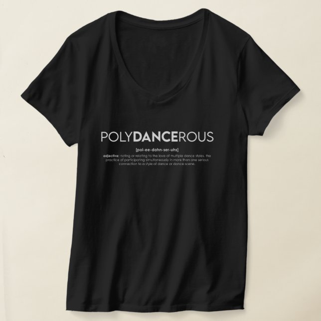 PolyDANSErous T-shirt Feminine - Dark (Poser)