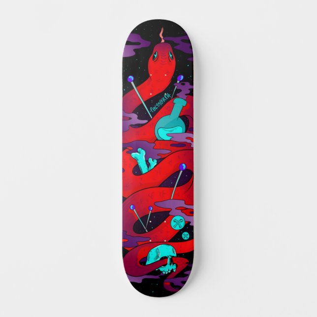Polymorph Voodoo Snake Skateboard (Recto)