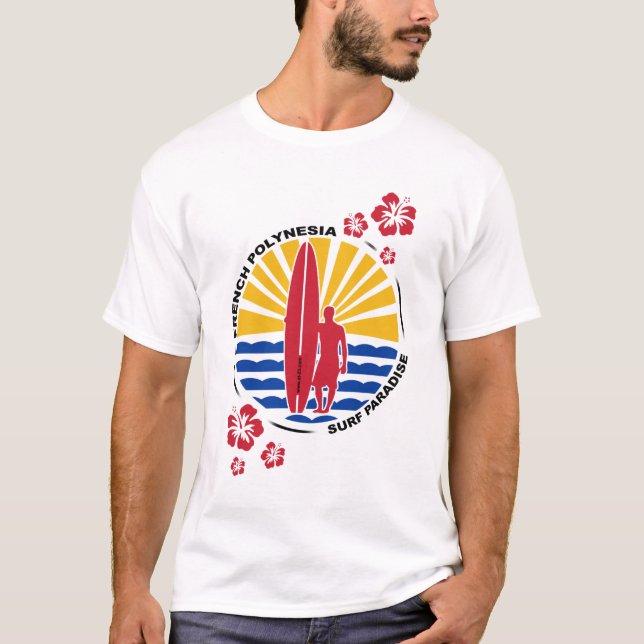 Polynesia Surf t-shirt (Devant)