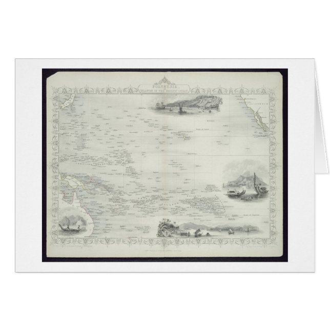 Polynésie ou îles dans l'océan pacifique, d'a (Devant horizontal)