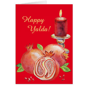 Pomegranate Candle Happy Yalda