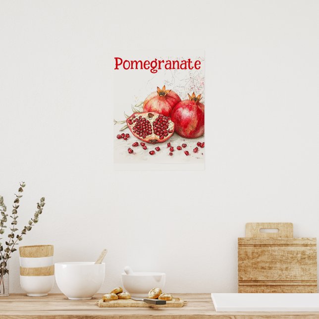 Pomegranate Poster (Cuisine)