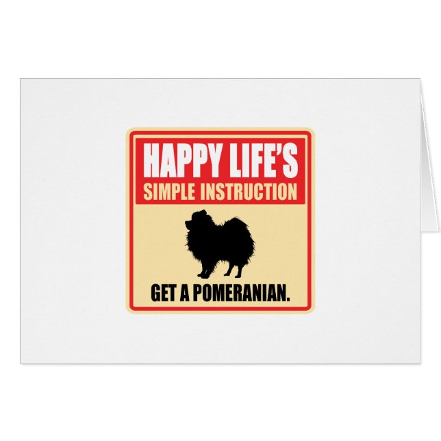 Pomeranian (Devant horizontal)