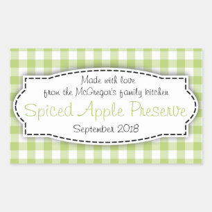 Pomme confiture confiture étiquette alimentaire ve