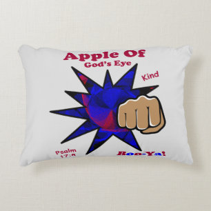 Pomme de l'oeil de Dieu Coussin d'accent chrétien