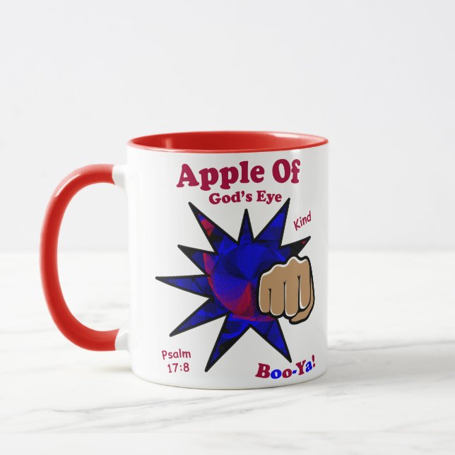 Pomme de l'oeil de Dieu Mug chrétien (Gauche)