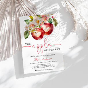 Pomme de mon oeil Baby shower Invitation