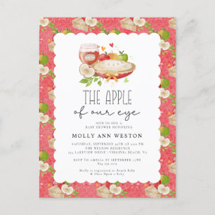 Pomme de notre Baby shower oculaire Invitation