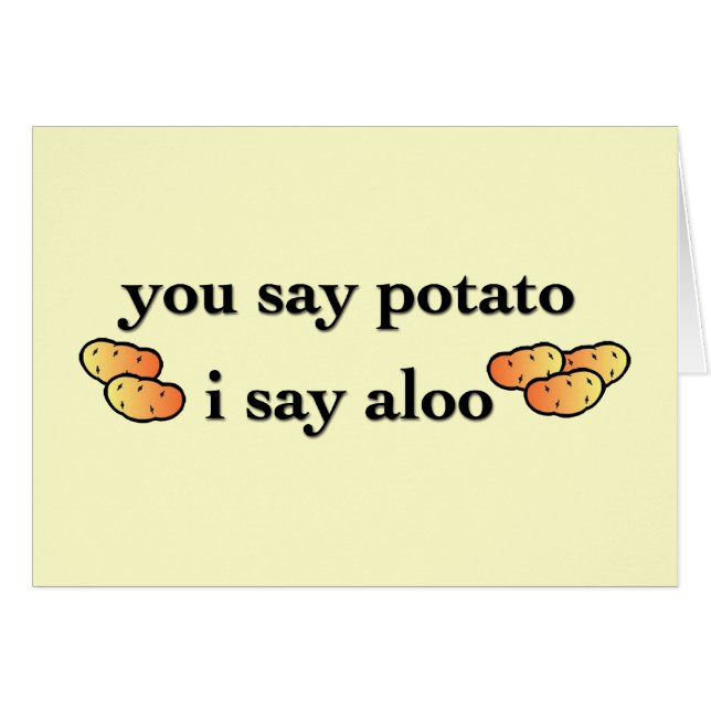 Pomme de terre Aloo (Devant horizontal)