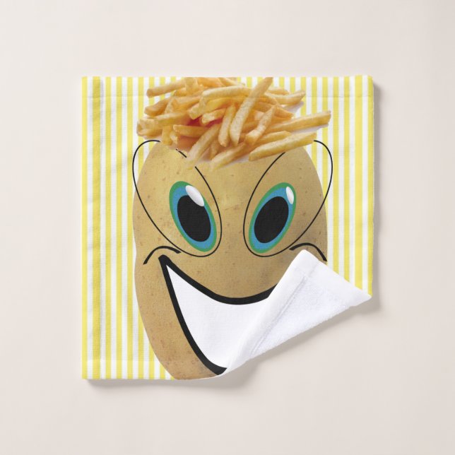 Pomme de terre Fries frites Serviettes de toilette (Gant de toilette)
