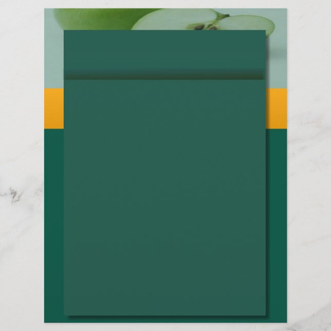 Pomme en-tête verte (Devant)