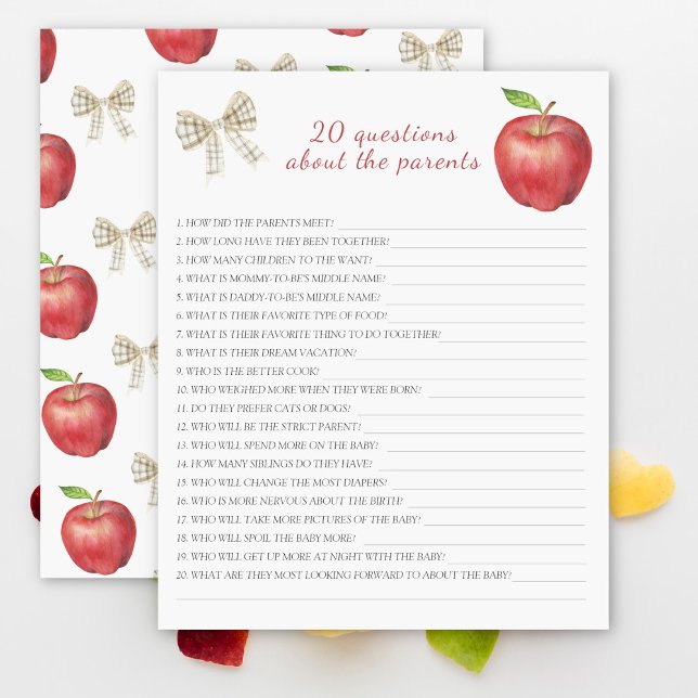 Pomme et arc - 20 questions sur les parents (Créateur téléchargé)