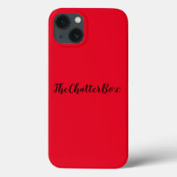 pomme iphone 13 coque CHATTERBOX art et design