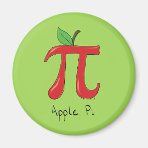 Pomme Pi Cute Math Pi Day Magnet