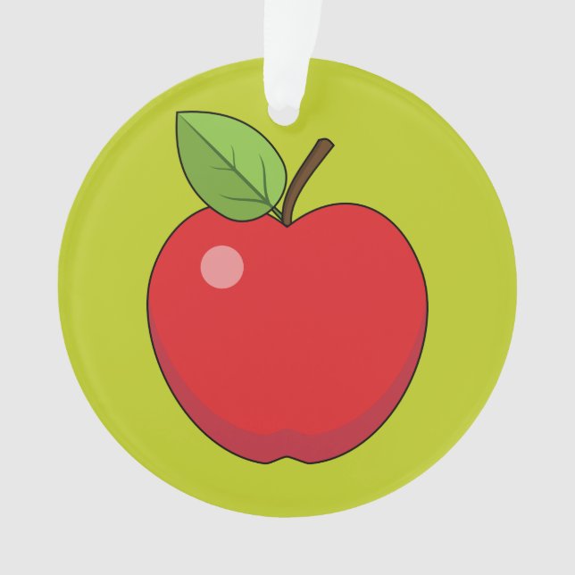 Pomme rouge (devant)