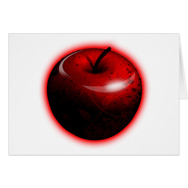 Pomme rouge brillante - Fruits interdits (Devant horizontal)