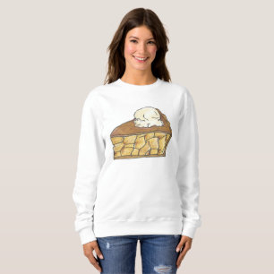 Pomme tarte à la mode tranche dessert Sweatshirt