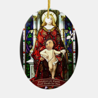 "Pommes de terre ornement de Jésus de pomme de