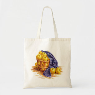Pommes d'or dans le Sac fourre-tout de panier