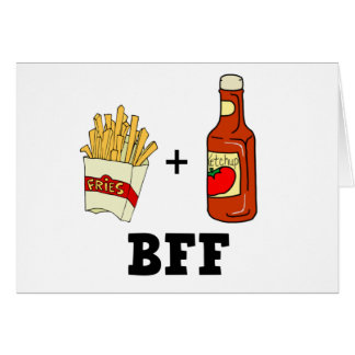 Pommes frites et ketchup BFF