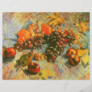 Pommes poires citrons et raisins Van Gogh Art