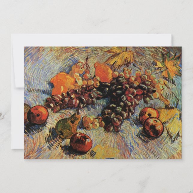 Pommes, Poires, Citrons, Raisins par Vincent van G (Devant)
