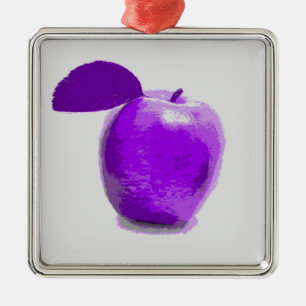 Pommes violettes peinture Art Ornements