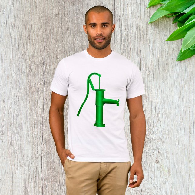 Pompe à Eau Verte T-Shirt Homme (Créateur téléchargé)
