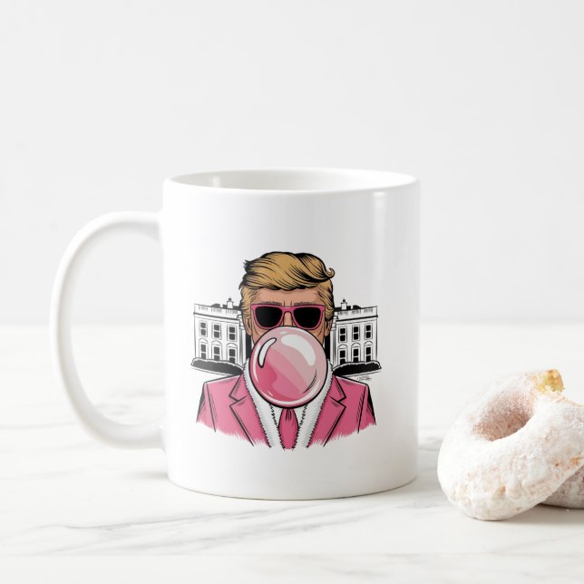 Pompe de gomme à bulle - Mug joueuse pour le tambo (Avec donut)