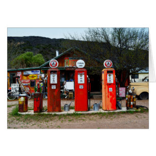 Pompes à gaz vintages au Nouveau-Mexique